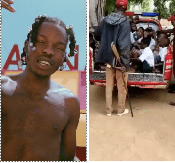  Image of Naira Marley reacts to school children arrest by Amotekun for modelling to be him (video