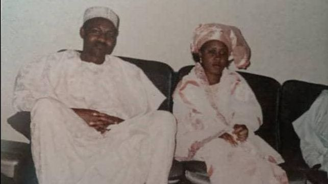  Image of Amazing throwback photo of President Buhari and his wife Aisha
