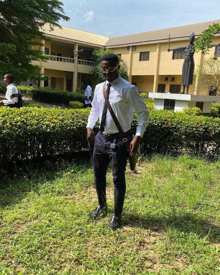  Image of Jeremiah Iziogo the former hawker gives update from school – shares photos