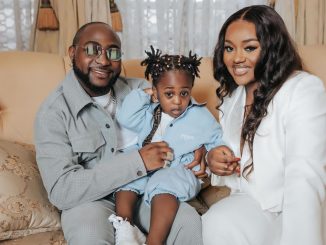 Lovely photos of singer Davido, Chioma and their son Ifeanyi on his birthday